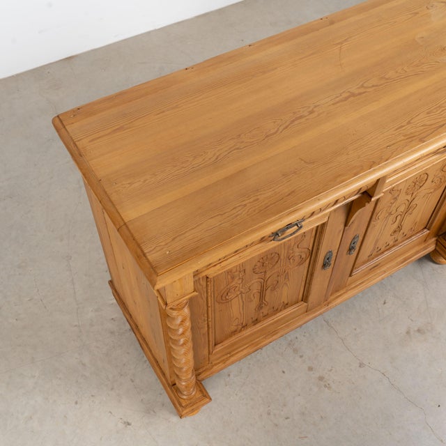 19th Century Pine Sideboard From Denmark For Sale - Image 4 of 18