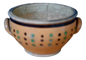Glazed Ceramic and Terracotta Pot, 1890s