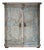 Light Blue Painted Provincial Wardrobe, 18th Century For Sale