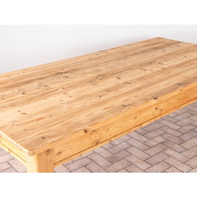 Vintage Pine Farmhouse Table, Usa 1960s For Sale - Image 15 of 18