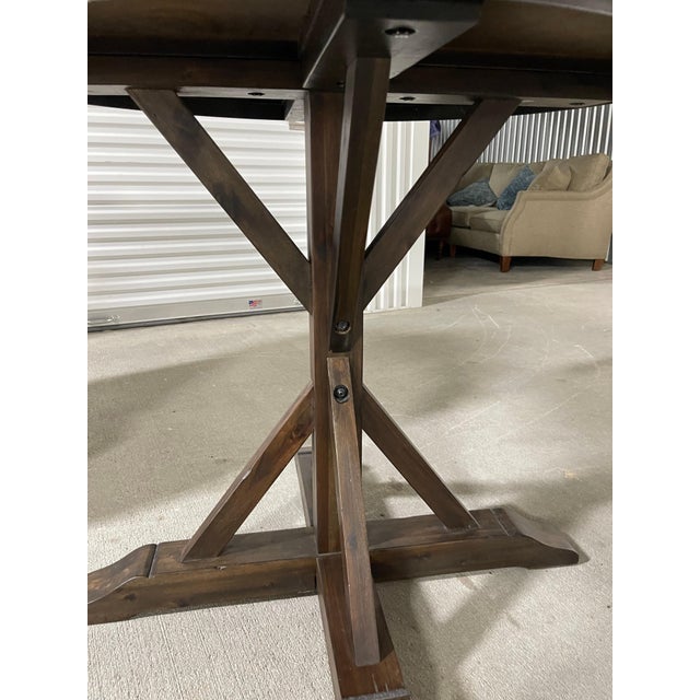 Early 21st Century Tall Wood Round Drinks or Bar Table, 21st century For Sale - Image 5 of 6