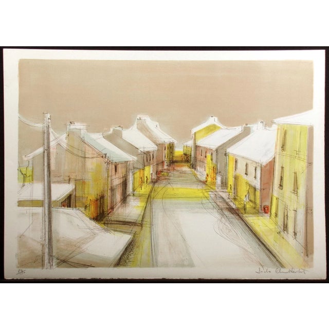 "Ardenne Village" Unframed Limited Edition Lithograph on Arches paper Hand signed by the artist Paper Size: 21" x 30"...
