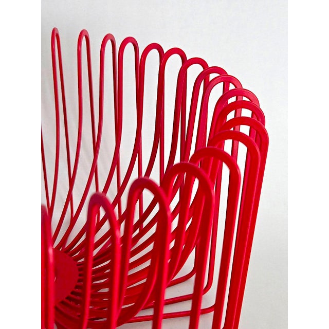 1990's Scandinavian Modern Red Fruit/Centerpiece Bowl Designed by Ehlén Johansson For Sale - Image 11 of 17