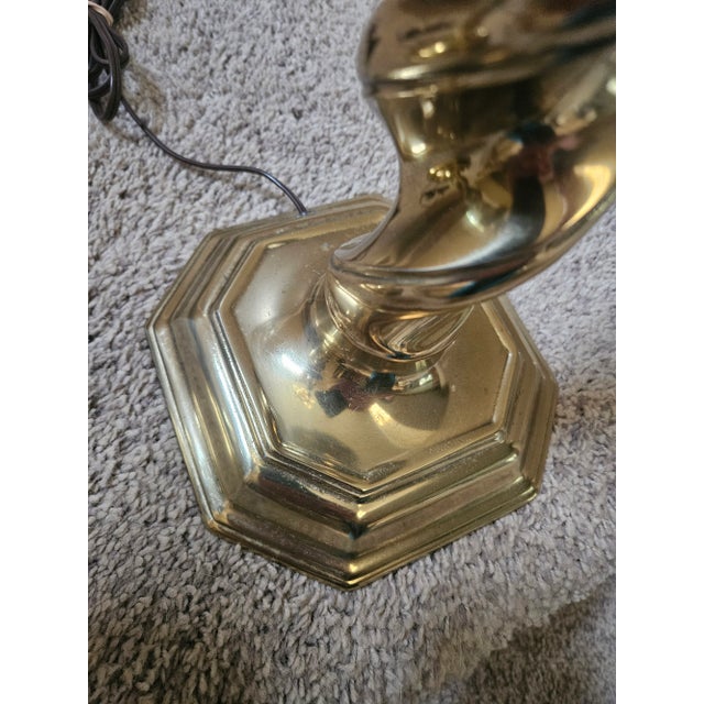 Stiffel Brass Barley Twist Table Lamp - 2 Available For Sale - Image 9 of 12