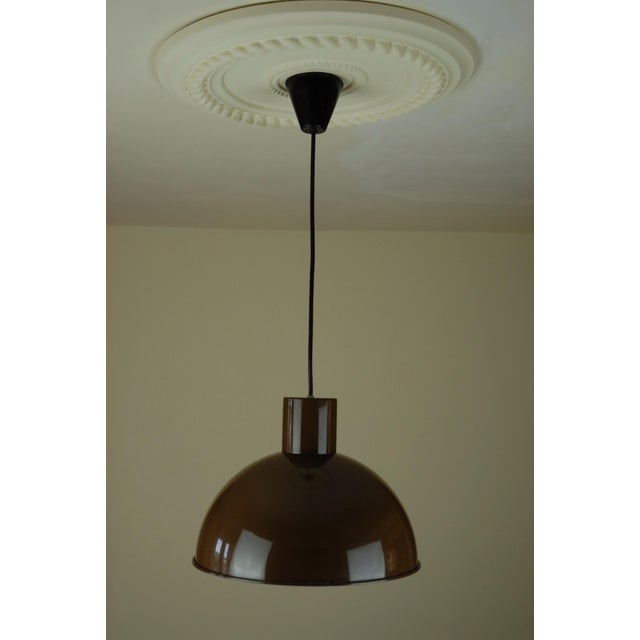 Modern Midi Bunker Pendant Lamp by Johannes Hammerborg for Fog & Mørup, 1970s For Sale - Image 3 of 9