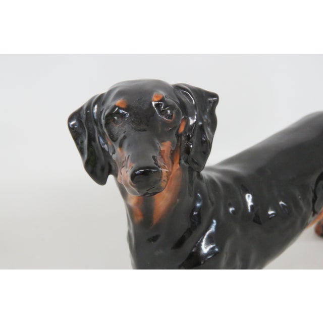 Royal Doulton Porcelain Hn1128 Dachshund Dog Figurine 4700b For Sale - Image 9 of 14