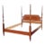 Vintage Henkel Harris Queen Size Cherry Poster Bed Frame For Sale