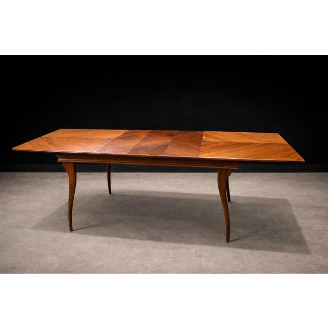 Wood 3 in 1 Extendable Dining Table in Caviuna Hardwood, Brazil, 1960s For Sale - Image 7 of 11