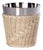 The Palmier Wicker Steel Wine Bucket For Sale