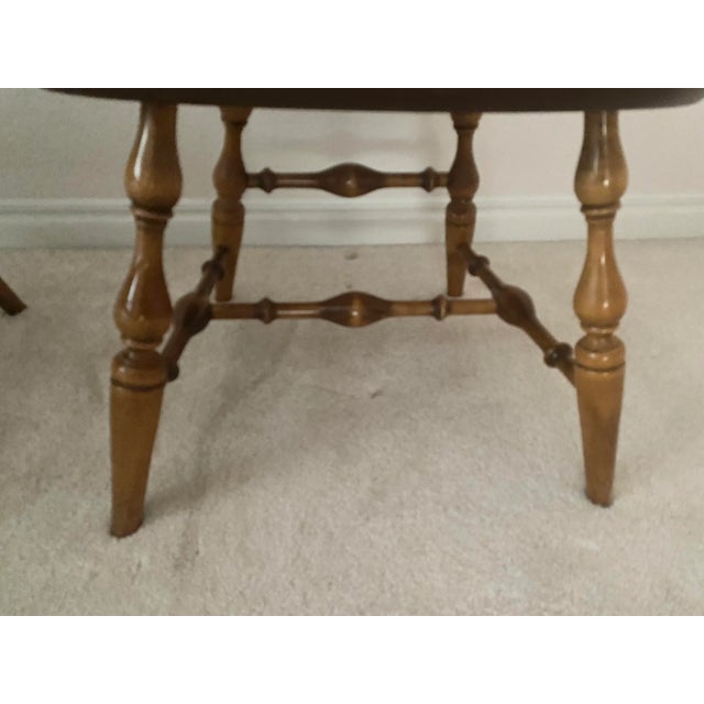 Mid 20th Century Exquisite Nichols & Stone Pair of Windsor Comb Back Captains Armchairs Excellent Condition For Sale - Image 13 of 16