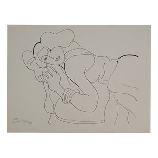 Henri Matisse: Sulky Face, Lithograph For Sale