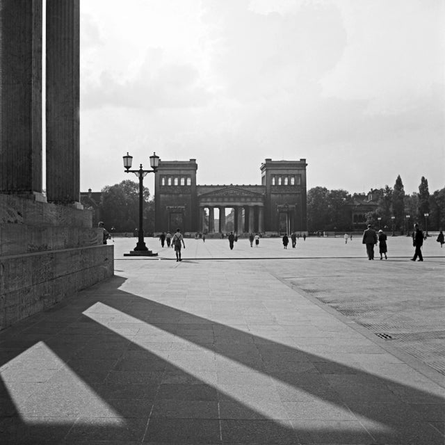1930s Sun, Shadows, Buildings Koenigsplatz Square Munich, Germany, 1937 For Sale - Image 5 of 5