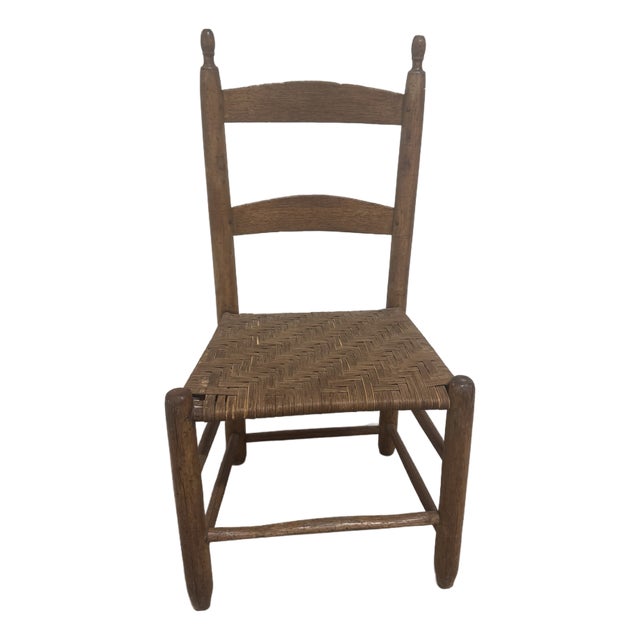 19th Century Children’s Ladderback Chair For Sale
