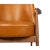 Mid Century Tan Leather Arm Chair For Sale - Image 10 of 13