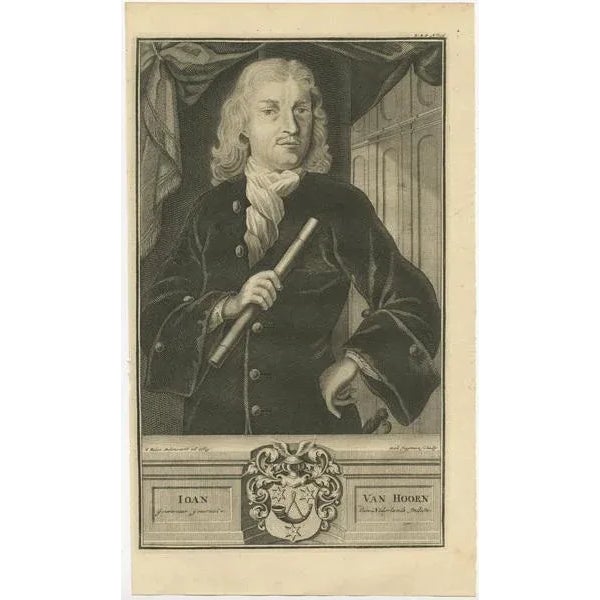Ioan (or johan) van hoorn was governor-general of the dutch east indies, and his term was from 1704 to 1709. This portrait...