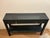 Stylish Made Goods Co Jarin Dark Navy Console. Two drawers, dark navy finish. Gold hardware. Original Retail $3080....