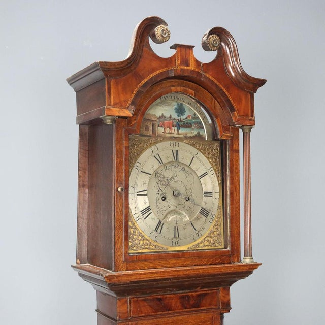 Pendulum Clock in Oak For Sale - Image 4 of 14