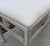 Late 20th Century Vintage Palm Beach Scallop Shell Motif Upholstered Bench For Sale - Image 5 of 12