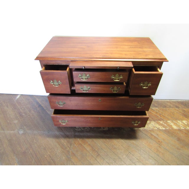 1990s Stickley Solid Cherry Serving Chest or Sideboard. For Sale - Image 5 of 10