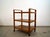 Mid-Century Modern 1970’s Mid-Century Modern Slat Oak Bar Cart Shelf For Sale - Image 3 of 12