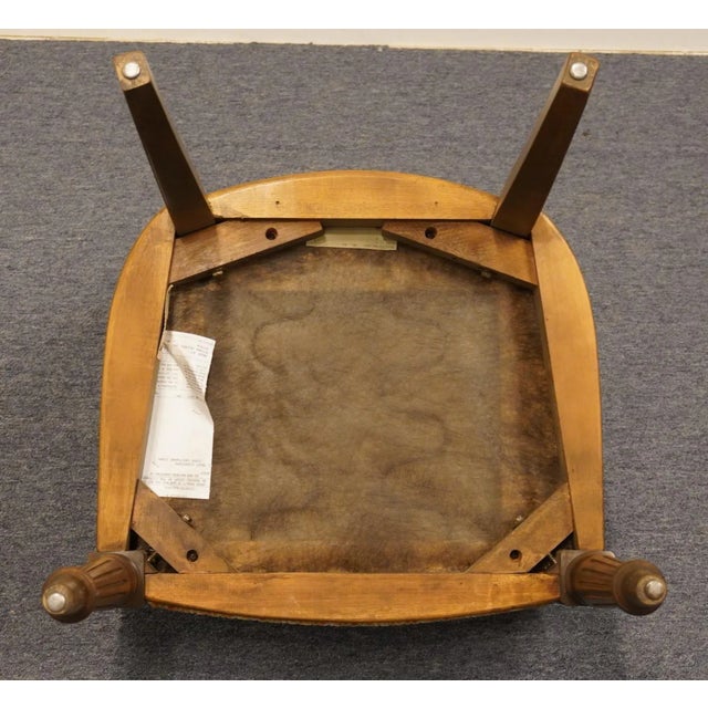 Set of 2 Ethan Allen Classic Manor Solid Maple Cane Back Dining Arm Chairs 15-6012a For Sale - Image 12 of 12