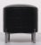 Mid-Century Modern Black Faux Leather Sewing Stool, 1960s For Sale - Image 3 of 8