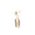 A pair of dangle earrings featuring amethyst stones. The stones are oval and marquise cut and display a rich purple hue....