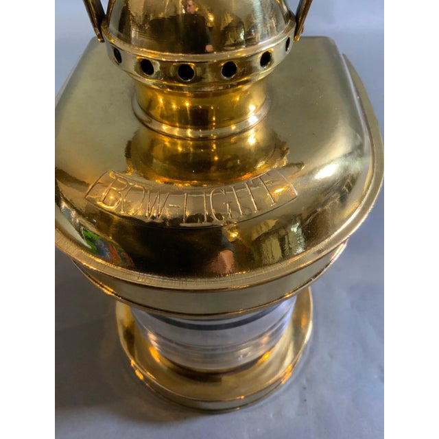 Solid Brass Bowlight Boat Lantern For Sale - Image 4 of 7
