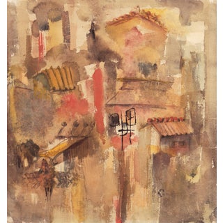 'Village in Tuscany' by Dora Masters, San Francisco Art Association Woman Artist For Sale