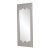 Large Embossed Silver Plated Tall Pier Mirror For Sale