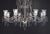 Fenice Crystal 8 Lights Chandelier in Polished Chrome and Glass by Aggiolight For Sale - Image 4 of 11