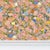 Gold The Petunia Meadow Floral Traditional Wallpaper 3 Yard Roll For Sale - Image 8 of 8