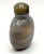 Chinese Vintage Well Hollowed Banded Agate Snuff Bottle For Sale - Image 3 of 14