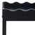 Spritely Home Darlyn Scalloped 1 Drawer Accent Table in Matte Black For Sale - Image 4 of 9