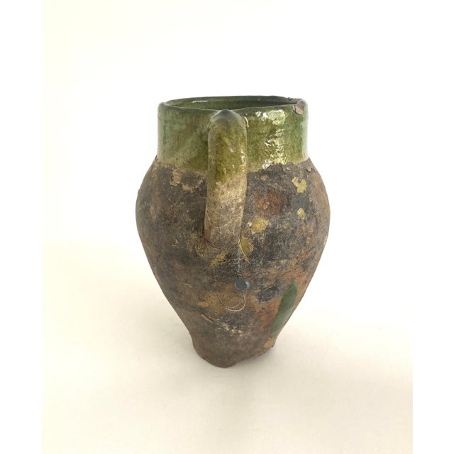 Ceramic Turkish Glazed Earthenware Pot For Sale - Image 7 of 9