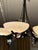 Glass Hubbardton Forge Aegis Five Light Chandelier For Sale - Image 7 of 12