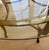 Gold 1970s Marge Carson 5-Legged Gilded Metal Cocktail Table With Original 1/2" Beveled Glass For Sale - Image 8 of 10