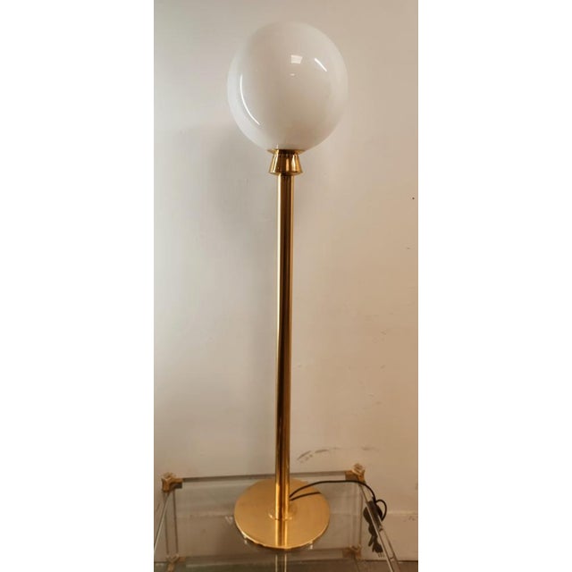 Reading Lamp in Brass with White Sphere For Sale - Image 10 of 18