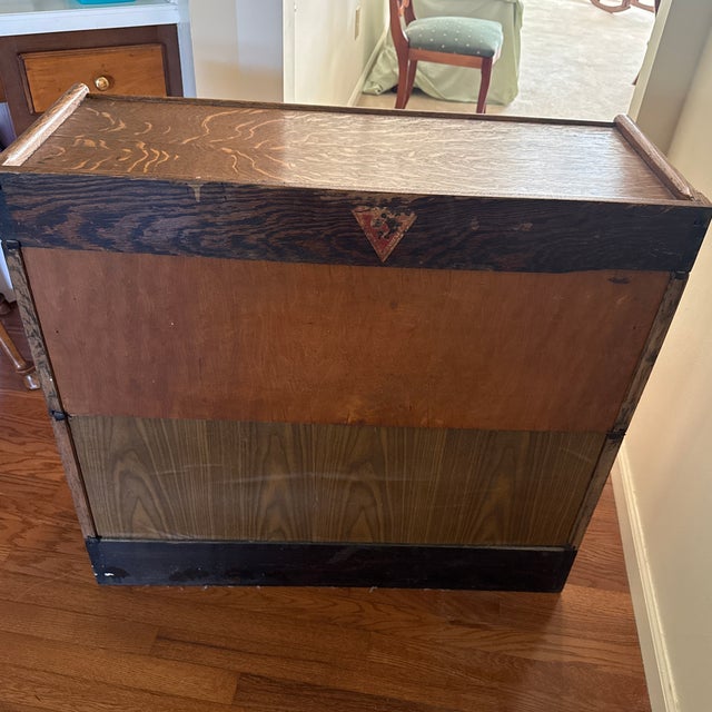 Two Stack Barrister Bookcase by Gunn Furniture Co. Of Grand Rapids. For Sale - Image 12 of 12