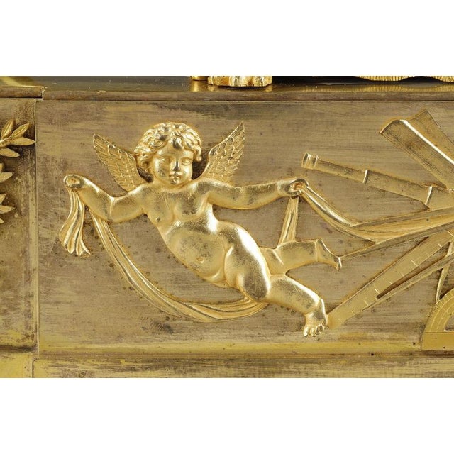 Early 19th Century Empire Astronomy Lesson Clock, 1800s For Sale - Image 14 of 18