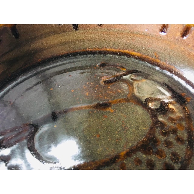 Bauhaus Mid Century Artisan Studio Pottery Bowl. For Sale - Image 3 of 12