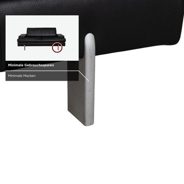 AK 644 Two-Seater Leather Sofa by Rolf Benz For Sale - Image 6 of 11