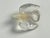Set of 4, Vintage Crystal Glass Perfume Bottles For Sale - Image 10 of 11