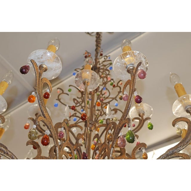 Schonbek Genisis 9882 Rock & Color Crystal 15 Light Chandelier For Sale - Image 16 of 17
