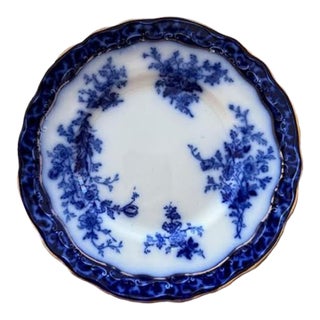 Vintage Stanley Pottery Toutaine Flow Blue Plates Set of (8) For Sale