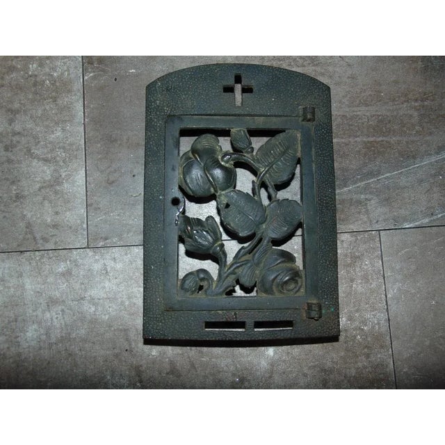 Art Nouveau Brass Door to the Chapel, 1890s For Sale - Image 9 of 9