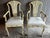 Pair of Gustavian Arm Chairs With Bee Upholstery For Sale - Image 4 of 12