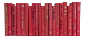 Decorative Books - Cherry Book Bundle - Red Books By The Foot