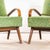 Early 21st Century Armchairs in Lime Weave Fabric by Jaroslav Šmídek, 1950s For Sale - Image 5 of 11