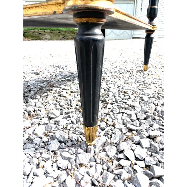 Wood Mid 20th Century Neo-Classical Corner Table in Blonde Finished Maple For Sale - Image 7 of 10